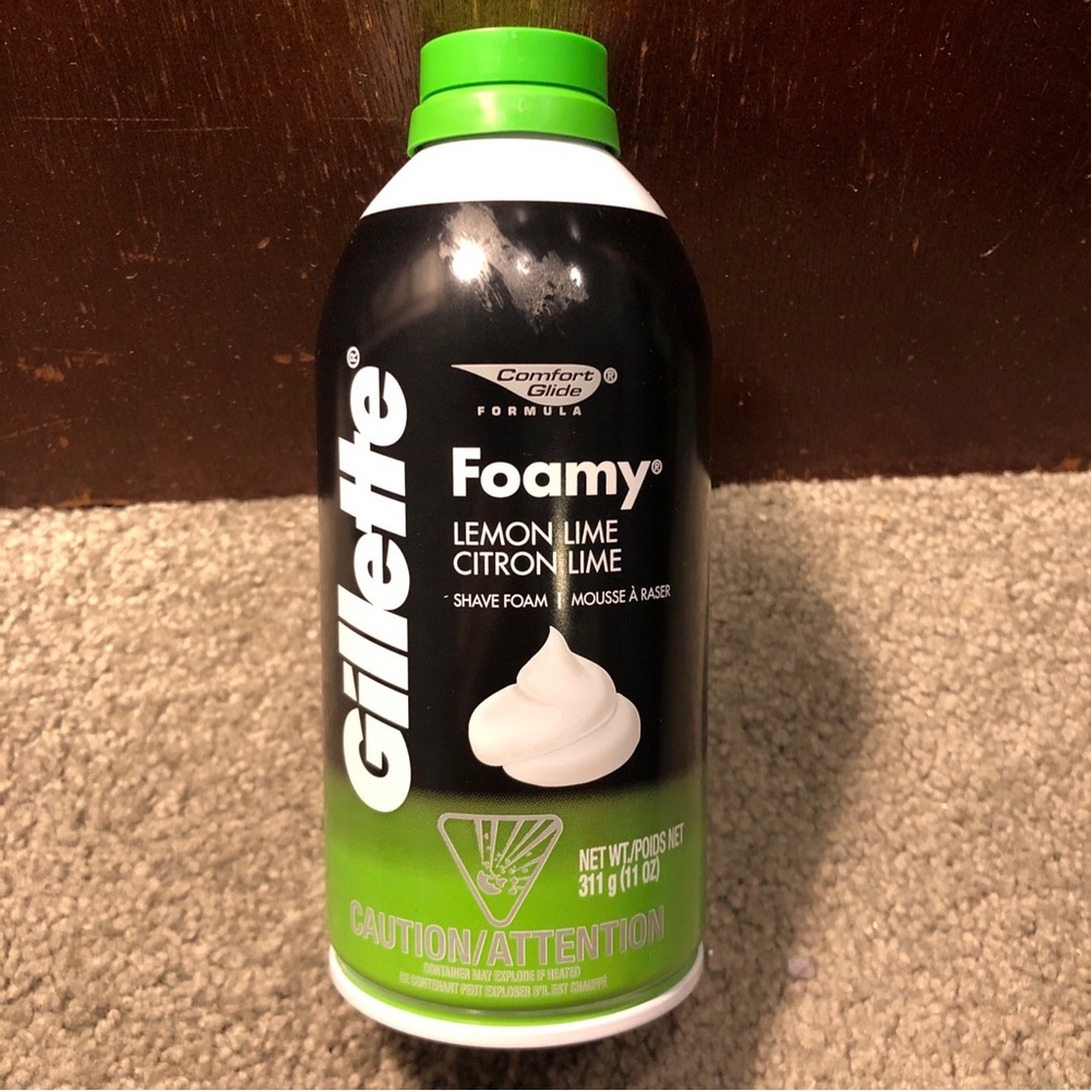 Gillette Lemon-Lime Shave Foam Shaving Cream 11oz (311g)